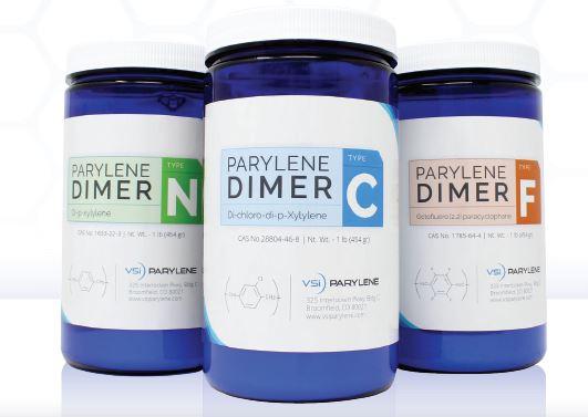 Parylene Dimer Types C, N and F